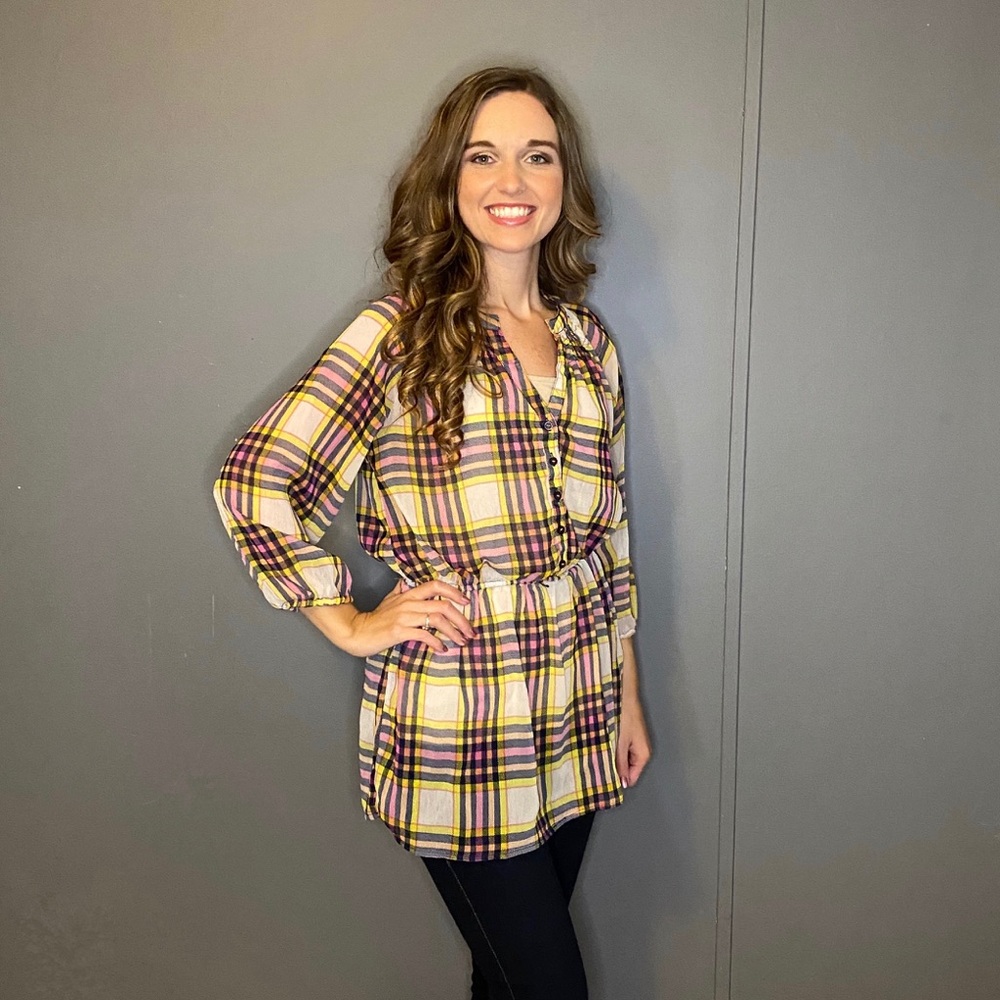 🌿Women’s plaid shirt🧡